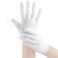 5 Pairs White Cotton Gloves for Dry Hands Sleeping, Soft Moisturizing Eczema Gloves Overnight for Women &amp; Men, Breathable Lotion spa Gloves, Work Glove for Jewelry Coin Inspection, Dnusoirk