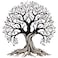 6 Pcs Ancient Life Of Tree Temporary Tattoos Hands Party Favors for Kids Fake Face Tattoos