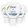 Dove Concentrate Refill 4 Count for Instantly Soft Skin and Lasting Nourishment Daily Moisture Refill for use Reusable Bottle 4 fl oz (makes 16 fl oz of Body Wash)