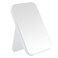 8-Inch Desktop Makeup Mirror, Portable Princess Mirror,Table Desk Wall Hanging Dual-Purpose Square Mirror White