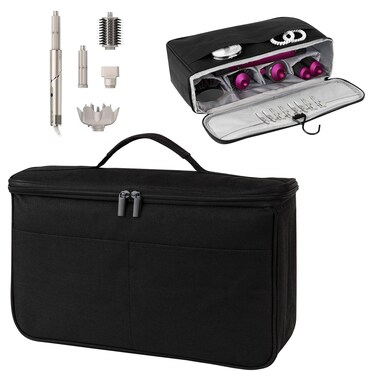 Travel Case Bag Storage Organizer Compatible with Dyson Airwrap Styler, Shark Flexstyle, Hot Tools Hair Air Wrap Dryer Case Portable Travel Organizer with Multi-pockets