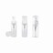 30ml Empty Refillable Clear Plastic Foamer Pump Bottle, Travel Foam Dispenser Liquid Soap Container for Cosmetic Makeup, Kitchen, Shampoo, Bathroom Countertops (3 Pack)