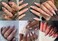 6 Packs (144 Pcs) Press on Nails Medium False Nails Almond and Square Full Cover Stick on Nail Artificial Acrylic Fake Nails DIY Manicure with Adhesive Tabs for Nail Art