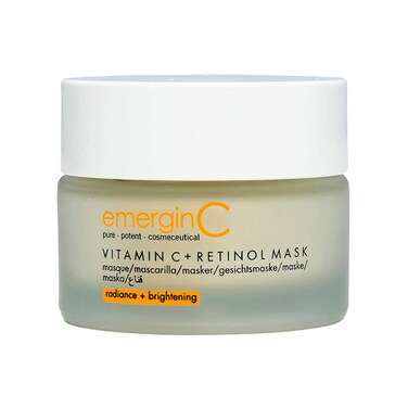 Vitamin C + Retinol Mask - Exfoliating Green Tea Face Mask with Kaolin Clay - Removes Dead Skin + Helps Improve the Appearance of Uneven Tone for Glowing Skin (1.7 oz, 50 ml)