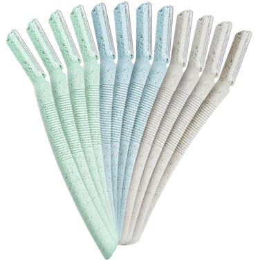 ennva Eyebrow Razor for Women   Dermaplane Facial Razor for Women Face   Hair Trimmer Face Razor for Women Body Use   Multipurpose Facial Hair Removal Disposable Blades Eyebrow Shaper Tool - 12pcs