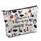 ENSIANTH The Nightmare Before Inspired Gift Zero Ghost Dog Makeup Bag Spooky Gift Nightmare Skull Lover Travel Bag (Nightmare MU)
