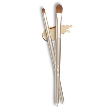 Flat Concealer Foundation Brush and Lip Brush, Mini Under Eye Blending Set, Small Essential Liquid Makeup Brush for Eye Dark Circles Puffiness, Liquid Lipstick, Liquid Blush, Lipgloss, Spots.