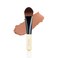 Kabuki Triangle Foundation Brush, Angled Concealer Brush Under Eye, Kabuki Foundation Brush, Liquid Foundation Brush for Liquid Makeup, Cream Contour Brush for Cream Makeup.(K8003E)