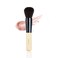 Natural Black Goat Hair Kabuki Powder Brush, Natural Hair Blush Brush &amp; Contour Brush, Natural Face Powder Brush, Natural Bristle Makeup Brushes for Powder Contour and Bronzer (K804)