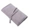 1Pcs Makeup Brush Rolling Case Pouch Holder Cosmetic Bag Organizer with Belt Strap for Travel Home Use (Gray)