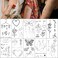 Realistic Temporary Tattoos Healing Process Self Growth Mental Health Self Love Tattoo Stickers for Women