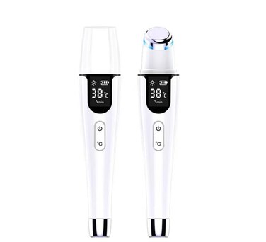 Eye Massage Wand,Vibration and Warm,Reducing Fine Lines, Dark Circles, Eye Bags Eyes Puffiness