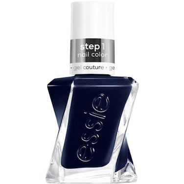 Essie Gel Couture Long-Lasting Nail Polish, Vegan, Navy Blue, Caviar Bar, 0.46 fl oz