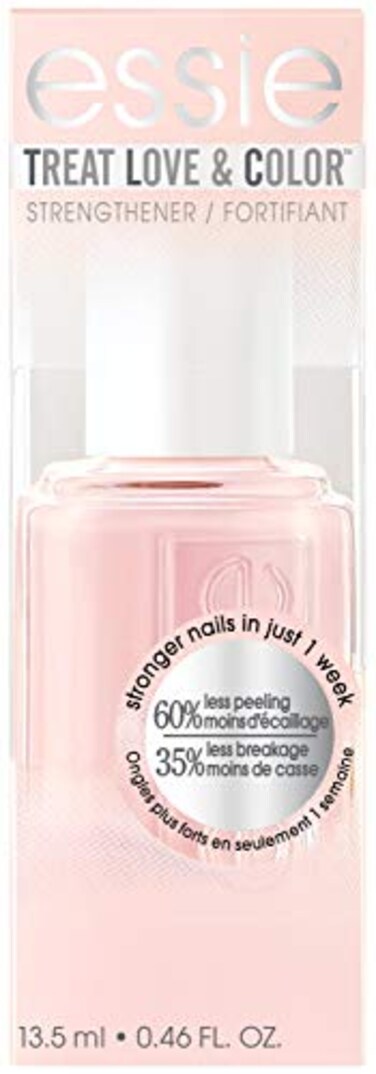 essie treat love &amp; color strengthener for normal to dry/brittle nails pinked to perfection 0.46 fluid ounces