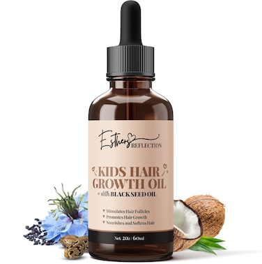 Hair growth oil for kids, Hair growth oil with Black see oil, Childrenhair growth oil, castor oil for hair, Fuller and thicker hair, kids hair product
