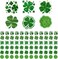 144 pcs St. Patrick's Day Tattoos Shamrock Tattoo Stickers Four Leaf Clover Temporary Tattoos Clover Tattoos Irish Tattoos for St Patricks Day Decorations Party Decor Accessories