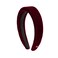 EVITA PERONI Thick Red Velvet Wide Headband for Women Soft Headband No Slip Comfortable Wearing Fashion Hair Band