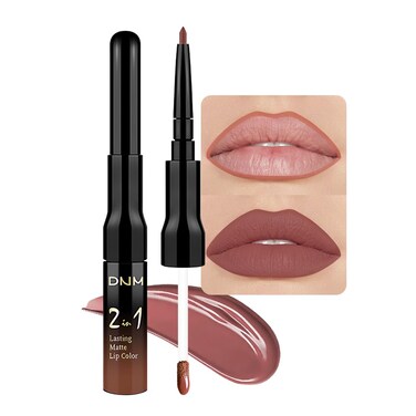 evpct 1Pcs Reddish Brown Lip Stain Paint Matte Lip Liner and Lipstick Set Long Lasting Smudge Proof labiales matte mate larga duracion listip 24 hours a prueba de agua mate 24 horas originales,36#