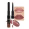evpct 1Pcs Reddish Brown Lip Stain Paint Matte Lip Liner and Lipstick Set Long Lasting Smudge Proof labiales matte mate larga duracion listip 24 hours a prueba de agua mate 24 horas originales,36#