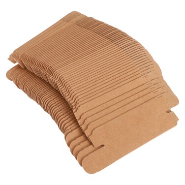 EXCEART 50Pcs Kraft Paper Lipstick Boxes, Essential Oil Packaging Boxes, DIY Supplies Beauty Accessories Makeup Organzier Tube Storage Lip Gloss Boxes