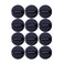 FADETTE Air Cushion Puff Makeup Sponge Puff, Foundation Sponge Puff, Powder Pact Puff 12 Pcs - Korean K-beauty Gifts for Women Beauty Blender Sponge (Black)