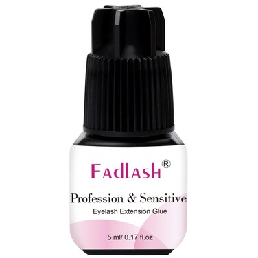 Eyelash Extension Glue FADLASH Extra Strong Lash Glue 5ml 1S Dry Time 8 Weeks Retention Lash Extension Glue Maximum Bonding Power Professional Use Only (NEVER for DIY/CLUSTER LASHES)