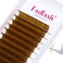 easy fan Volume Lashes,Curl Volume Lash Extensions 8-14mm Mixed Tray Brown Color Blooming Eyelash Extension Volume (Blond 0.07-D, 8-14mm)