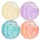 Bath Loofah Sponge Body Scrubber Shower Sponge Exfoliating Mesh Pouf Shower Ball Bath Sponges for Women and Men Bathing Accessories (4Pack 50G Colorful)