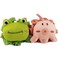 Shower Loofah Sponges for Kids,Cute Frog and Octopus Shape Toddler Bath Exfoliating Body Scrubber Mesh Loofahs Sponge[2 Pack],Designed for Baby Women Boys and Girl