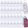 100 Pcs Sublimation Keychain Blanks Bulk Lipstick Holder Sublimation Lip Balm Gloss holder Neoprene Blanks Portable Protective Cases for Women DIY Key Ring Travel Supplies