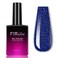 Blue Gel Nail Polish.1Pcs 16ml Dark Blue Nail Polish Gel with Glitter and Large Capacity for More Times.Blue Glitter Nail Polish Soak Off with UV/LED Lamp DIY Gift for Women.