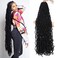 8 Packs Faux Locs Crochet Hair 36 Inch Soft Locs Crochet Hair For Black Women Crochet Faux Locs For Butterfly Locs Crochet Hair Pre Looped Curly Wavy Goddess Locs(1B)