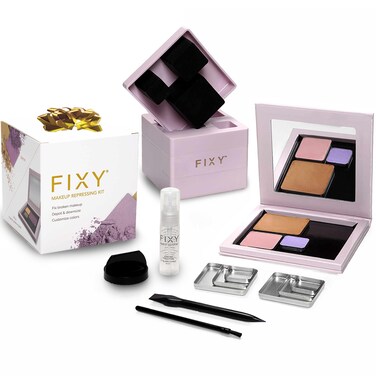 FIXY Makeup Repair Kit - Repressing tool for Eyeshadows, Blush &amp; Highlighter or Depot   Organize Makeup Square Pans in Makeup Palette with Mirror   Makeup Artist Must Haves