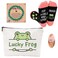 Frog Gifts for Frog Lovers Set Frog Cosmetic Bag Frog Bracelets Frog Socks Frog Earrings -Perfect for Frog Lovers