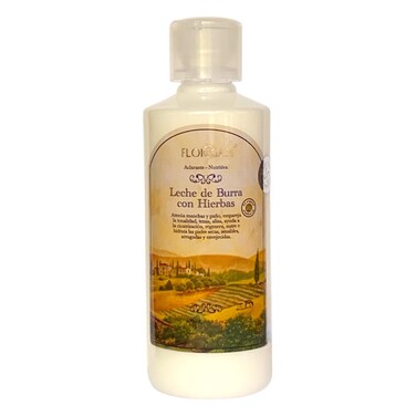 Nutritive Skin Lotion "Leche de Burra" with Herb &amp; Yuca Extracts Florigan&reg; 500ml.