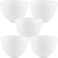 FOMIYES Spa Kit Silicone Bowl 5pcs Facial Masks Mixing Bowl Silicone Facial Mud Bowl Cosmetic Beauty Tool Condiment Bowl for Home Beauty Spa Salon White Cosmetic Spatula Silicone Bowl