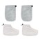 2 Pairs Gloves Foot Paraffin Hand Parrafin Wax For Hands Hand Wax Hot Wax For Hands Wax Bath Mitts Pedicure Liners Disposable Mittens Paraffin Accessories Dip Wax Manicure