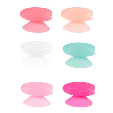 6Pcs Makeup Brush Covers, Brush Sleeve Silicone Makeup Brush Cover Cosmetic Reusable Lip Protector Cover Travel