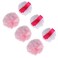 Round Makeup Powder Foundation Puffs: Fluffy Cosmetic Loose Powder Pad Women Girl Beauty Powder Puffs Makeup Tools 6pcs