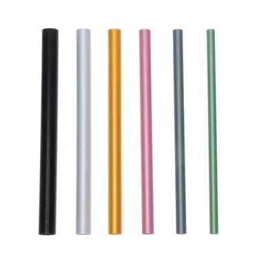 FOMIYES 12pcs Acrylic Nail Art Tips Shaping C Curve Metal Rod Sticks UV Gel Tip Builder Form Guide Mold Tips Shaping Manicure Tool