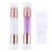 FOMIYES 2pcs Nail Stamp French Tip Nail Tool Manicure Silicone Stamper DIY Manicure Stamper Purple Template Jelly