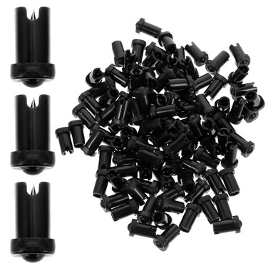 FOMIYES 100pcs Glue Bottle Anti-blocking Needle Lash Tools for Eyelash Extensions Lash Extensions Supplies Lash Extension Supplies Glue Bottle Pin Lash Glue Bottle Plug Glue Needle Nozzle