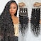 Brazilian Virgin Human Hair Pre Plucked Top Closure 18 Inch 1B Deep Wave Human Hair 6X6 Transparent Lace Closure With Natural Hairline