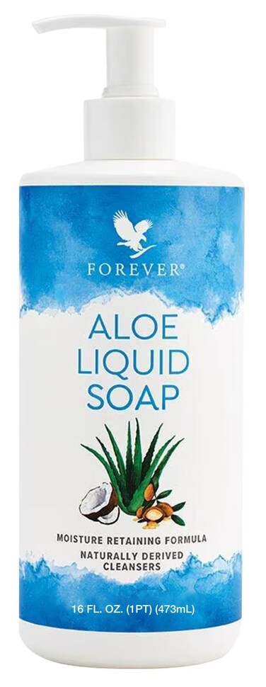 Forever Living - Aloe Liquid Soap - Gentle Cleansing and Moisturizing with Aloe Vera, Jojoba and Argan Oil - Gluten-Free and Vegan - 16 fl oz