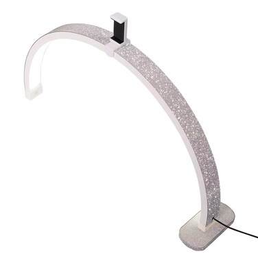 FOSOTO Half Moon Nail Desk Light,30" LED Manicure Lamp for Nails Tech Lash Eyelash Extension Cosmetician Salon Beauty