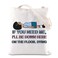 Burgers Cartoon Quote Gift Tina Belcher Makeup Bag Cartoon TV Show Merchandise Burgers Inspired Gift For Tina Fans(FLOOR TOTE)