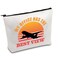 Pilot Gift Flight Attendant Makeup Bag Cabin Crew Zipper Pouch Flight Crew Gift Air Stewardess Cosmetic Bag New Pilot Gift (OFFICE VIEW)