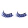 Color Eyelashes,Beautiful Natural False Eyelashes,3D Mink Color Eyelashes 20mm Short Style (Blue Black)