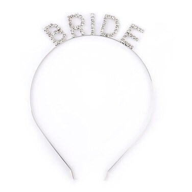 Framendino, Bride Headband Rhinestone Bridal Elegant Tiara Crown Sparking Bachelorette for Wedding Party