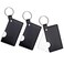 Framendino, 3 Pack Stainless Steel Mirror Keychain Unbreakable Makeup Compact with and Leather Case for Purse Pocket